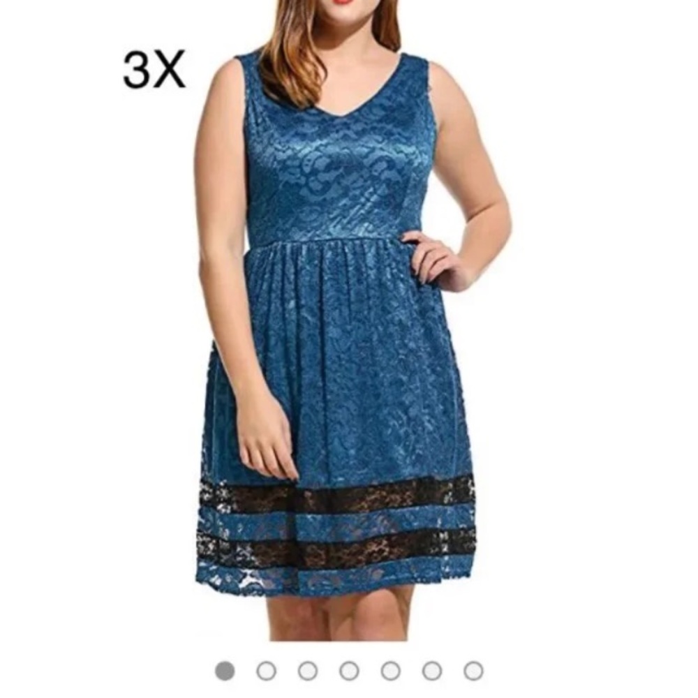 meaneor lace tank dress 3X